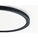 Helestra Loftlampe DAWA Ø 54CM CCT Switch, direkte / indirekte IP20, sort mat dæmpbar