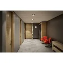 Helestra Loftlampe BIS CCT Switch, universal, multipower IP54, sort mat 