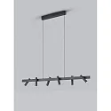 pendant luminaire CONI IP20, satined, black matt dimmable