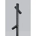 Helestra floor lamp CONI IP20, satined, black matt dimmable