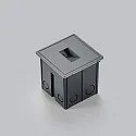 Helestra wall recessed luminaire LES IP65, graphite 