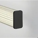 Helestra wall luminaire ALLA 90 switchable IP44, black matt 