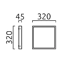 Helestra SCALA  LED Wall luminaire IP44 stainless steel