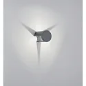 Helestra Udendørs wall luminaire SKY indirekte IP54, grafit 