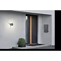 Helestra Udendørs wall luminaire SKY indirekte IP54, grafit 