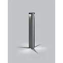 Pælelampe SKY 3-fold, direkte / indirekte, omskiftelig IP65, grafit 