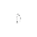 Ideal Lux Standerlampe NEWTON PT1, E27, sort