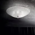 Ideal Lux Loftlampe SHELL PL4 Væglampe, 4-flammer, E27, transparent