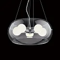 Ideal Lux Pendel AUDI-10 SP5, 5-flammer, E27, 60W, gennemsigtig