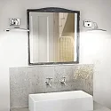 Væglampe MIRROR-20 AP2 Spejllampe, 2x G9, 40W, antik messing