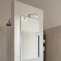 Væglampe MIRROR-20 AP2 Spejllampe, 2x G9, 40W, antik messing