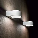 Ideal Lux Væglampe IKO AP1, 1-flamme, E27, hvid