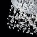 Ideal Lux Ceiling luminaire NEVE PL12, 12 flames, G9, 40W, chrome