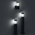 Ideal Lux Udendørs Væglampe TRONCO AP1, E27, antracit