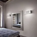 Ideal Lux Væglampe CLIP AP2 SMALL ARGENTO, 2-flammer, E27, chrom