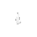 Pendel FLUT SP1 BIG, E27, hvid