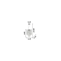 Ideal Lux Pendel EVASIONE SP8, 8-flammer, G9, 40W, chrom