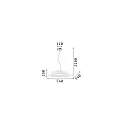 Ideal Lux Pendel LENA SP3 D74, 3-flammer, E27, Ø 74cm, hvid