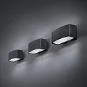 Ideal Lux Wall luminaire ANDROMEDA AP1, E27, black