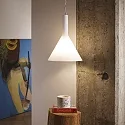 Ideal Lux Pendel COCKTAIL SP1 BIG, 1-flamme, E27, hvid