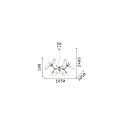 Ideal Lux Pendel NODI BIANCO SP15, 15-flammer, E14, chrom