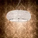 Ideal Lux pendant luminaire PASHA SP10 10 flames E14 IP20, chrome