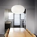 Ideal Lux Pendel CANDY SP1 D40, E27, Ø40cm, hvid