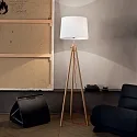 Standerlampe YORK PT1, E27, hvid