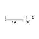 Wall luminaire ANDROMEDA AP2, 2x E27, anthracite
