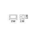 Wall luminaire REX-1 AP1, E27, anthracite