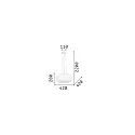 Ideal Lux Pendel ULISSE SP3 D42, 3-flammer, E27, Ø 42cm, hvid