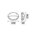 Ideal Lux Outdoor luminaire MADDI-2 AP1 Wall luminaire, E27, black