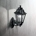 Ideal Lux Udendørslampe ANNA AP1 BIG Væglampe, E27, sort