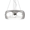 Pendel AUDI-10 SP5, 5-flammer, E27, 60W, røget glas
