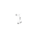 Standerlampe CYLINDER PT2, 2-flammer, E27, hvid