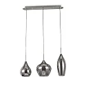 Pendel SOFT SB3, 3-flammer, G9, 40W, røget glas