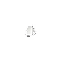 Ideal Lux LED wall luminaire FIX AP1, 1x 5W, white