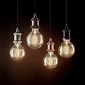 Ideal Lux Pendel FRIDA E27 IP20, sort, bruneret