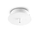 Loftroset til Pendellamper, 1 gange, rund, hvid