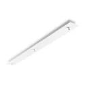 Loftroset til Pendellamper, 3 gange, lang, hvid