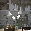 Ideal Lux Pendel OIL-6 E27 IP20, sort, beton grå