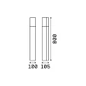 Standerlampe PULSAR E27 IP44