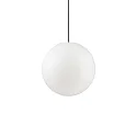 Udendørs pendel SOLE Ø 30CM balleformet E27 IP44, opal hvid dæmpbar