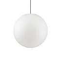 Udendørs pendel SOLE Ø 50CM balleformet E27 IP44, opal hvid dæmpbar