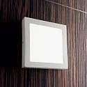 Ideal Lux LED wall / ceiling luminaire UNIVERSAL SQUARE, 17 x 17cm, 12W 3000K 700lm, white