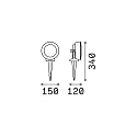 Ideal Lux Outdoor spike luminaire TOMMY IP66, GX53, adjustable, inkl. 7W 4000K, resin, white