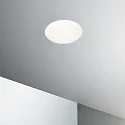Ideal Lux Recessed luminaire SAMBA ROUND, IP20, GU10, paintable plaster, opening Ø 7.4cm