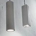 Ideal Lux Pendel OAK ROUND GU10 IP20, grå, overmalbar