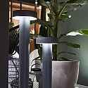 Ideal Lux Outdoor floor luminaire TESLA BIG, IP44, height 80cm, 4x G9 max. 15W, anthracite