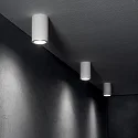 Ideal Lux Downlight TOWER SQUARE overmalbar GU10 IP20, hvid, overmalbar
